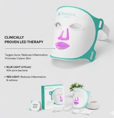 Omnilux Clear LED Face Mask+ Free ICD Kit