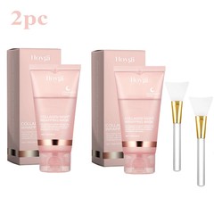 2 Pack Collagen Overnight Peel-Off Facial Mask Night Care Cream Set