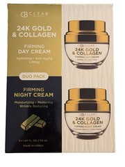 DUO PACK ANTI AGING DAY + NIGHT FIRMING CB CLEAR 24K GOLD COLLAGEN