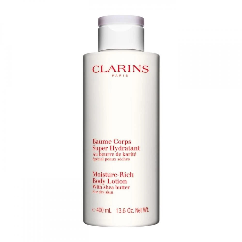 Factory Sealed – Clarins Moisture-Rich Body Lotion with Shea Butter (400ml)