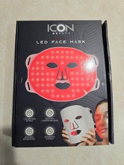 Tzumi Icon Beauty Red Light Therapy LED Face Mask D30647BJ