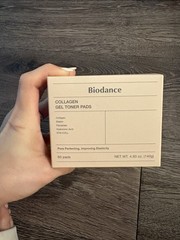 Biodance Collagen Gel Toner Pads 60ct 4.93oz Face Pore Perfecting Elasticity