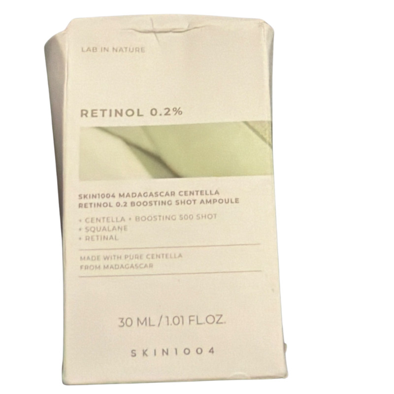SKIN1004 Retinol 0.2% Boosting Shot Ampoule 30mL Face Serum Damaged Box New