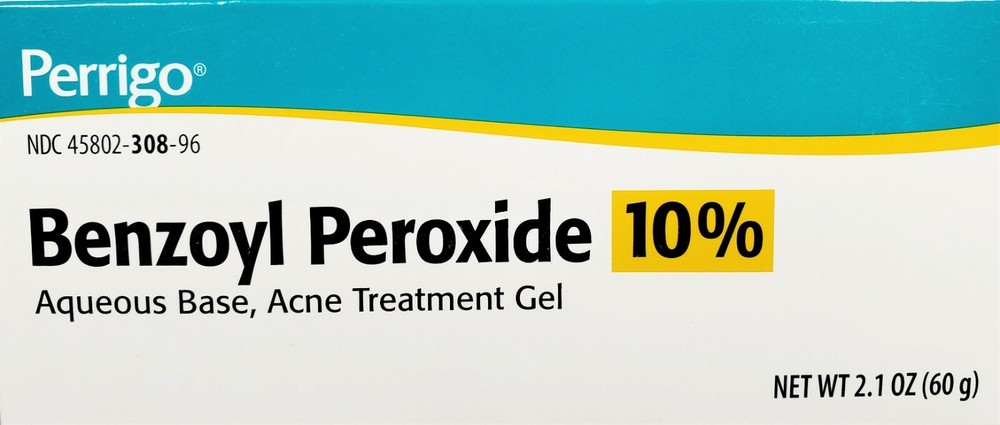 Perrigo Benzoyl Peroxide 10% Acne Gel 2.1 oz (60gm) -Expiration Date 08-2025
