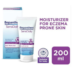 Bepanthen SensiDaily Moisturizer 200ml – Eczema Care, Hypoallergenic, All Ages