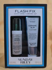 SUNDAY RILEY Flash Fix Facial Kit (Good Genes & Ceramic Slip) New in Box