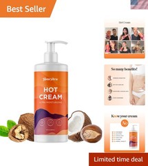 Natural Body Sculpting Cream with Menthol – Firming Sweat Enhancer 12 Fl Oz
