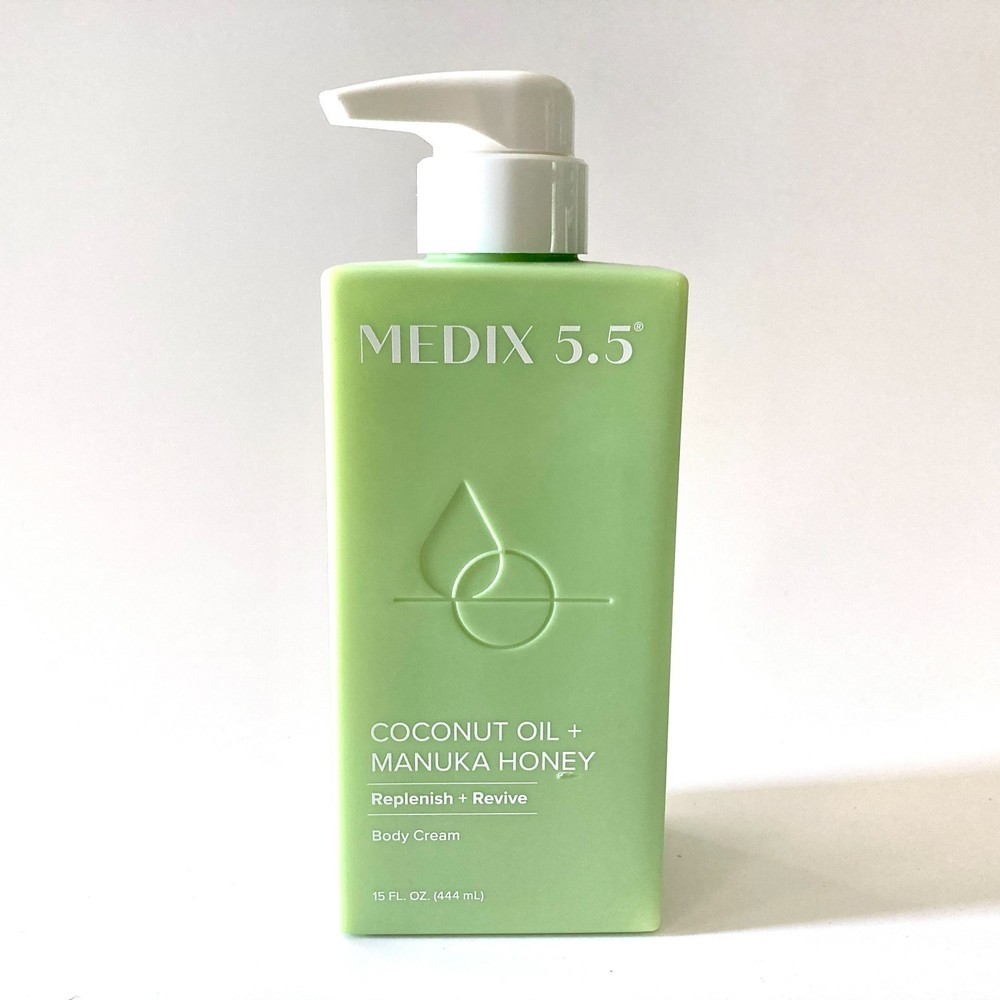 Medix 5.5 Coconut Oil + Manuka Honey Replenish + Revive Body Cream 444ml/15fl oz
