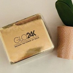 GLO24K Timeless 24k Gold Mask 17 oz Vitamin C E Anti Aging Treatment for Face