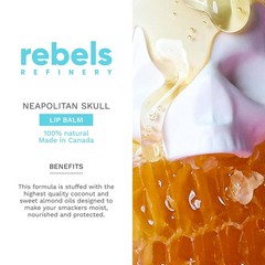 Rebels Refinery 3-Piece Neapolitan Skull Lip Balm Bundle – Passion Multicolor