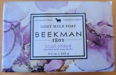 BEEKMAN 1802 LILAC DREAM GOAT MILK SOAP 9oz BAR NEW SHIPPING 4.00