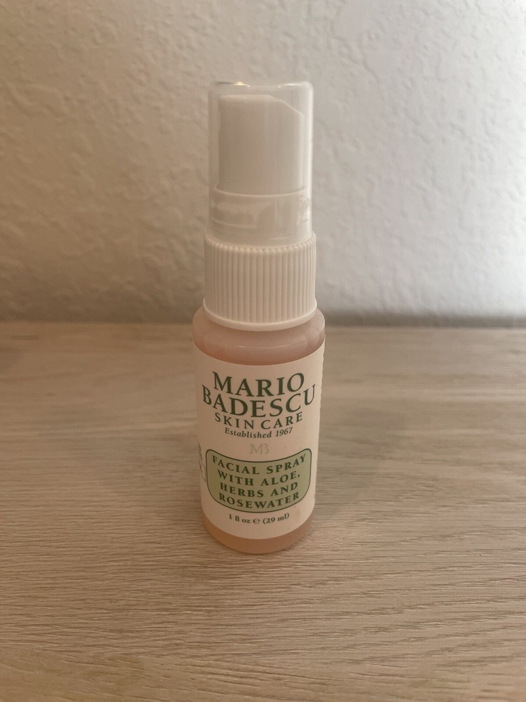 New Mario Badescu Facial Spray with Aloe Herbs and Rosewater 1 Fl Oz