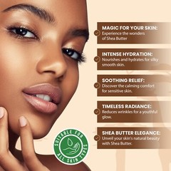 Raw African Shea Butter 12 oz. 100% Pure Organic Unrefined Natural From Ghana