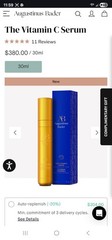 New Augustinus Bader The Vitamin C Serum W/ Advanced TCF8 Sealed 30 Ml Msrp $308