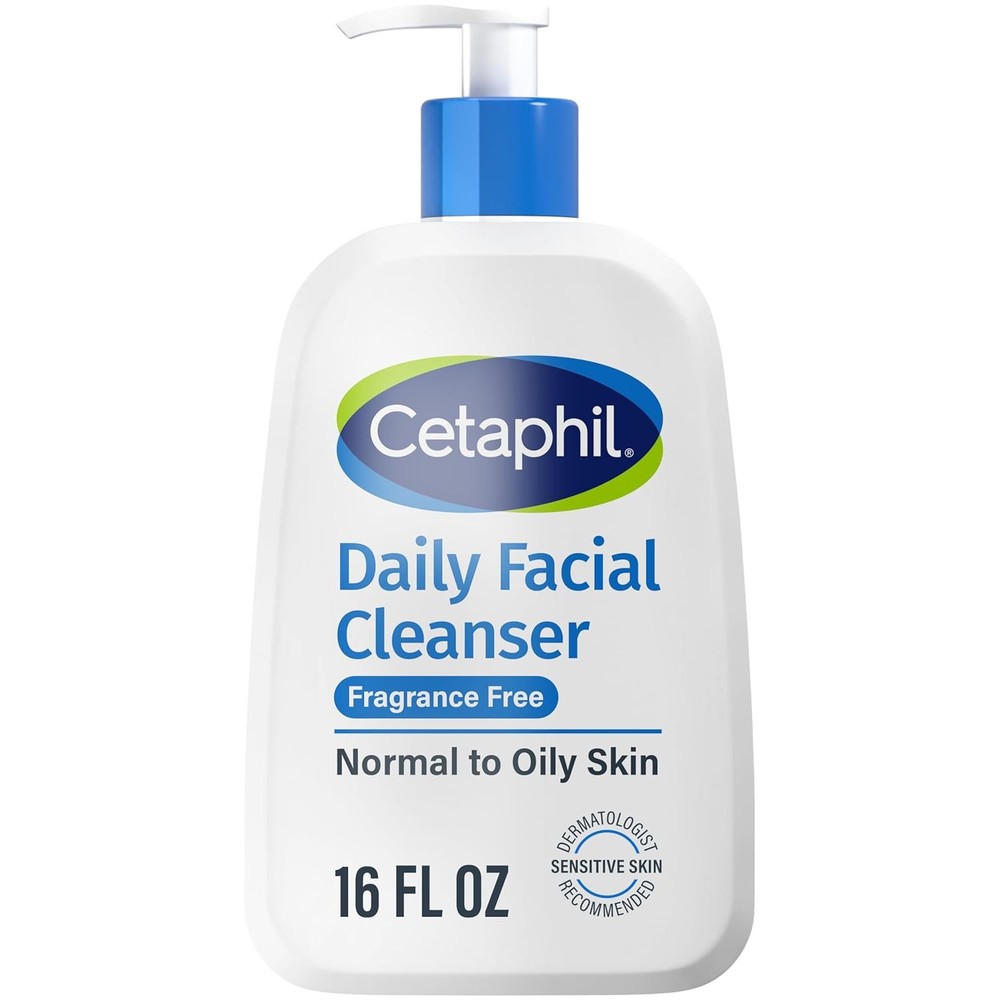 Cetaphil Face Wash, Daily Facial Cleanser for Sensitive, Combination to Oily Ski