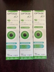 OPTASE Tea Tree Oil Eyelid Gel Cleanser for Eyelid 02/29 3PK