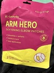 1 Pack  Nu-pore  K-BEAUTY  ARM HERO Softening Elbow Patch Sealed 2 Patches Total