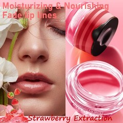 Lip Balm, Vitamin E 2.1 Ounce (Pack of 1), 2 Packs Strawberry & 2 Honey