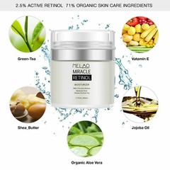 2.5% Retinol Cream Vitamin E + Hyaluronic Acid AHA Organic Anti-Aging Wrinkles