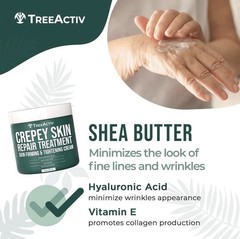 2 X Treeactiv Crepey Skin Repair Treatment, 8Oz, Firming Crepe Skin Cream