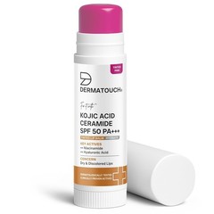 DERMATOUCH Kojic Acid Ceramide SPF 50 PA+++ Tinted Pink Lip Balm – 5g