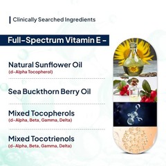 Miduty Mixed Tocopherols & Tocotrienols – Full Spectrum Vitamin E Supplement 30N