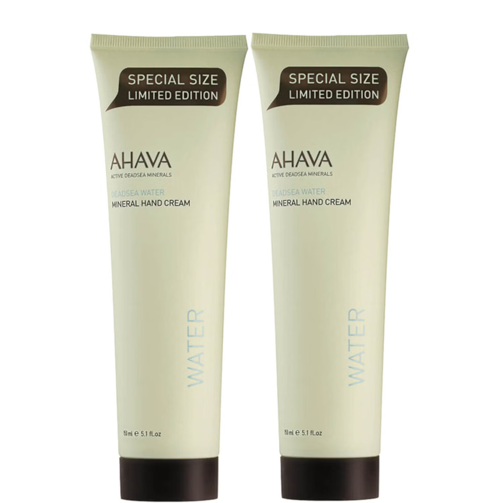 Lot of 2 Ahava Dead Sea Water Mineral Hand Cream 5.1 oz 150ml Each Sealed