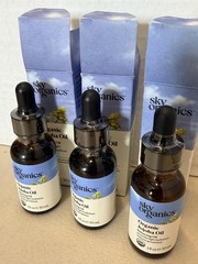 Sky Organics Organic Jojoba Oil to Balance and Hydrate Face & Body Lot of 3 NEW