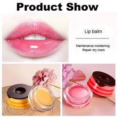 Lip Balm, Vitamin E 2.1 Ounce (Pack of 1), 2 Packs Strawberry & 2 Honey