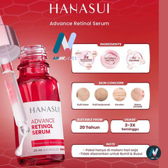 HANASUI Advance Retinol Serum Collagen Black Spot Bright Moist Skin Barrier 20ml