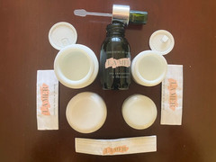 LA MER Set of Three EMPTY Jars The Concentrate Skincare Serum 2 Cream Jars