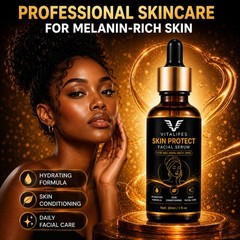 Vitalifes Skin Protect Facial Serum 30ml Hydrating Formula Melanin-Rich Skin