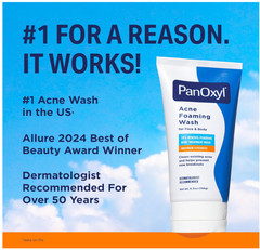 PanOxyl 10% Benzoyl Peroxide Acne Foaming Wash 5.5 oz Face Body Cleanser