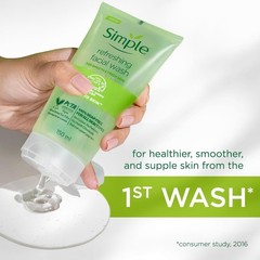 Simple Kind to Skin Refreshing Facial Wash Gel ,150 ml (5 Ounce)