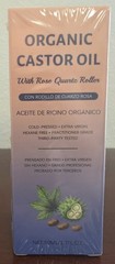 8 Pack Organic Cold Pressed Castor Oil Rose Quartz Roller Hexane Free Exp 2029 !