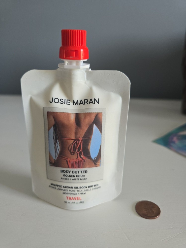 Josie Maran Whipped Argan Oil Body Butter Golden Hour 2 oz 60 ml Travel Size