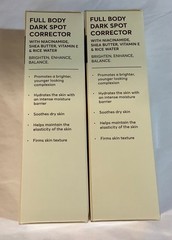 Story Beauty Full Size Full Body Dark Spot Corrector 1.97 Fl oz. Lot of 2