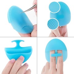 INNERNEED Silicone Face Cleanser Brush 4-Pack | Soft Manual Facial Scrubber for