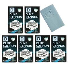 Soap Bar Midnight Swim Aquatic Scent 10 oz Pack of 6 Duke Cannon Brick Green