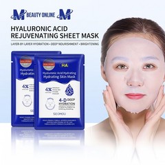 Mascarilla facial hidratante reparadora barrera cutánea luminosidad pack5
