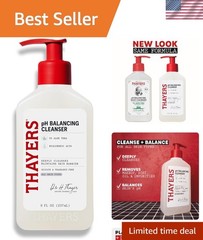 THAYERS pH Balancing Face Wash with Aloe Vera – 8 FL Oz. for All Skin Types