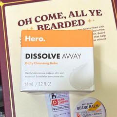 Hero. Dissolve Away Cleansing Balm Makeup Remover 2.2 fl oz w/ Spatula