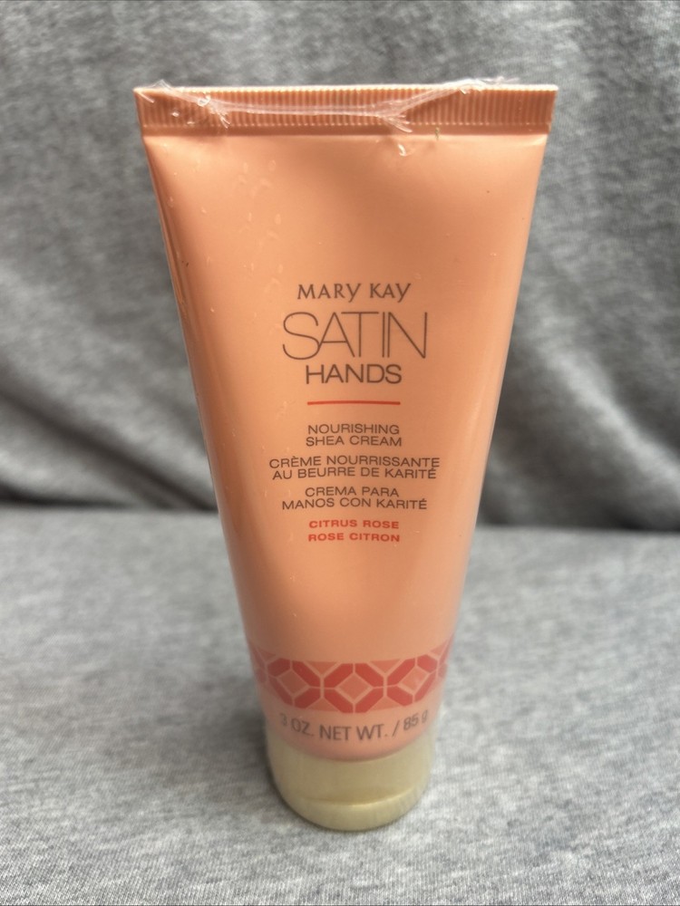 Mary Kay Satin Hands Nourishing Shea Cream Citrus Rose 3 oz. Limited Edition New