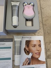 NuFACE Mini Facial Toning Device – Pink New In Box With (2) Gel Primer Manuals