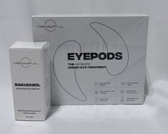 Newtiful Eyepods Red Light Under Eye Treatment + Bakuchiol Rejuven Serum Set NIB