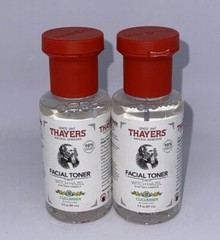 NEW Thayers Facial Toner Witch Hazel Cucumber Aloe Vera Alcohol-Free 2 Pack