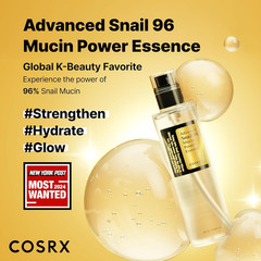 Snail Mucin 96% Repairing Serum, Hydrating Serum for Face with Snail Secretion F
