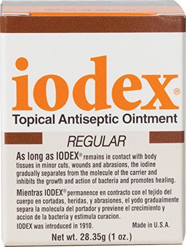 Iodex Ointment 1 oz Products Inc – Parafin Iodine Petrolatum Oleic Acid