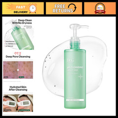 Gentle pH Cleansing Gel Foam – Hydrating Face Cleanser for All Skin Types – Deep