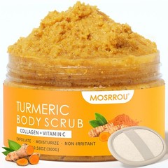 Turmeric Body Scrub Vitamin C Exfoliating Body Scrub With Collagen And Coconu…